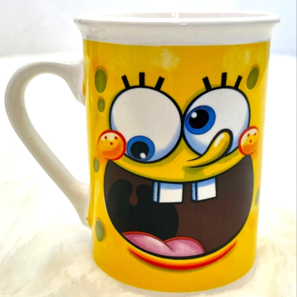 🇺🇦 COPY Spongebob square pants Coffee Tea mug Set of 2 - Picture 4 of 10